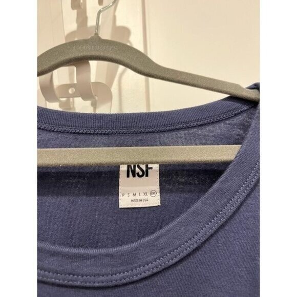 NSF Navy Blue Knot Front T-Shirt Dress XXL - Picture 3 of 4